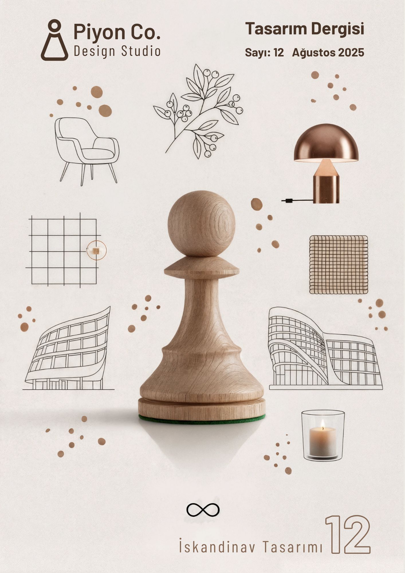 Piyon Dergi Sayı: 12 Kapak Tasarımı